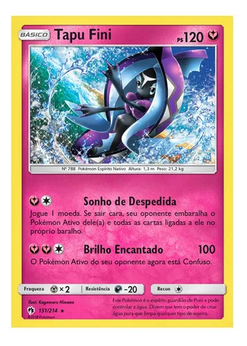 Kit Pokémon Lendario Tapu Bulu Tapu Fini Tapu Lele Tapu Koko