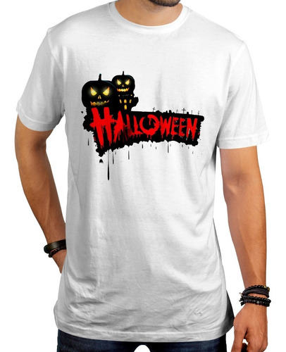 Remera Halloween Noche Terror Gritos Mal Hombre Mujer Unisex