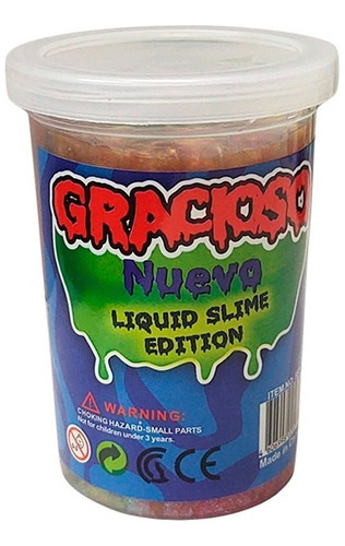 Slime Gracioso Metalizado Multicolor Masa 90gr Antiestres X1