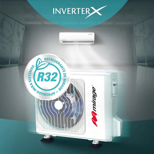 Minisplit Mirage X32 Inverter 1 Ton 220v S/f R32 12,000 Btus