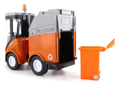 Modelo De Simulación De Camión De Basura De Coche