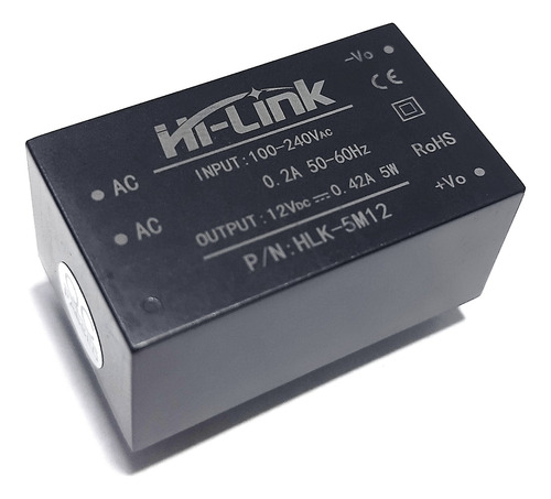 Mini Fuente Ac-dc 12v 0.42a 5w Hi-link Hlk-5m12