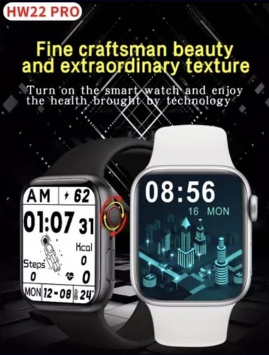 Imagen 6 de 10 de Smartwatch Hw22 Pro- Serie 6 2021 Compatible Ios Y Android
