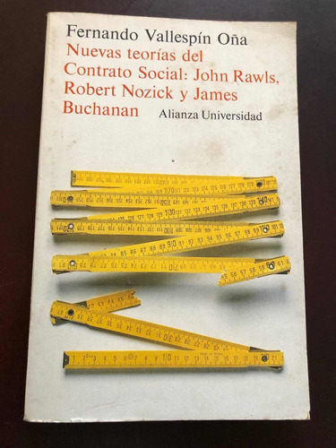 Libro Nuevas Teorías Del Contrato Social: Rawls, Nozick