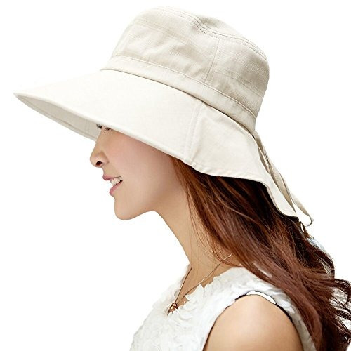 Gorra Para Mujer Siggi Flap Summer Cover Cap Upf 50 Sun Shad