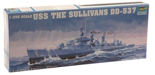 Trompetista 1/350 Escala Uss El Sullivans Dd537 Destructor.