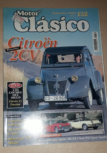 Revista Motor Clásico N°152 Septiembre Del 2000