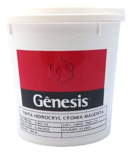 Tinta P/ Tecido Cromia Hidrocryl 900ml Genesis
