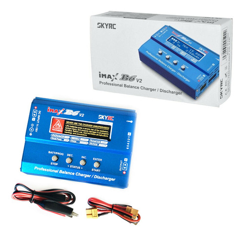 Carregador Bateria Lipo Skyrc Imax B6 V2 60w 6s Profissional