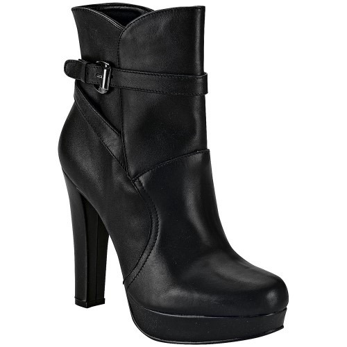 Botin Negro Piel Cod.40873