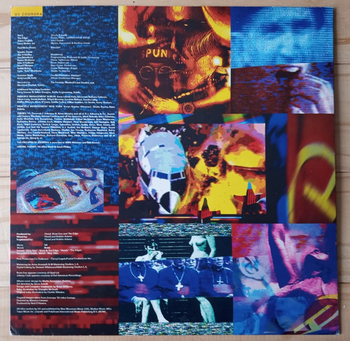 U2 Zooropa 1993 Vinilo 9 Puntos Brasil Completo Estándar (Usado)