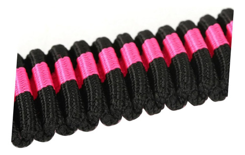 Correa para perro elástica resistente 1.20m de alta calidad gancho metalico color rosa marca Mr. Wuff