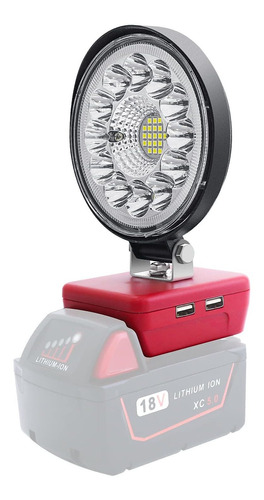 Luz Trabajo Led M18 Para Milwaukee Toma Iluminacion Proyecto