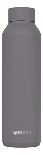 Botella 630ml solid acero inox lisa Grey
