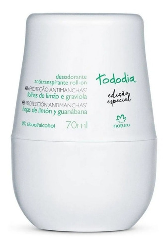 Desodorante Antitranspirante Natura Hojas Limon Y Guanabana