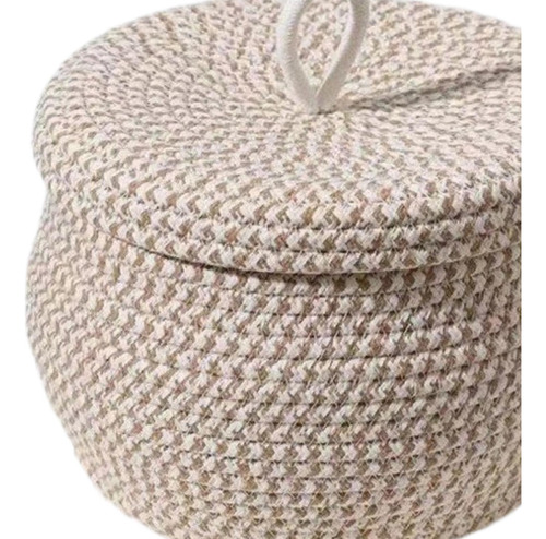 Cesta De Almacenamiento De Cuerda De Algodón Cesta Para L