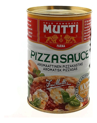 Salsa Para Pizza 400 Gr Marca Mutti