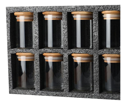 Juego De 10 Botes De Té De Vidrio Con Tapa Para Salón De