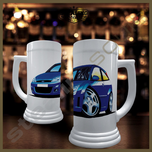 Chopp Plastico Cerveza | Ford #042 | Xr3 / Xr4 / V8 / Ghia / St / Rs / Futura / Sprint / Gt / Shelby / Birra / Mustang