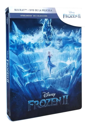 Imagen 1 de 4 de Frozen 2 Dos Steelbook Disney Pelicula Blu-ray + Dvd 