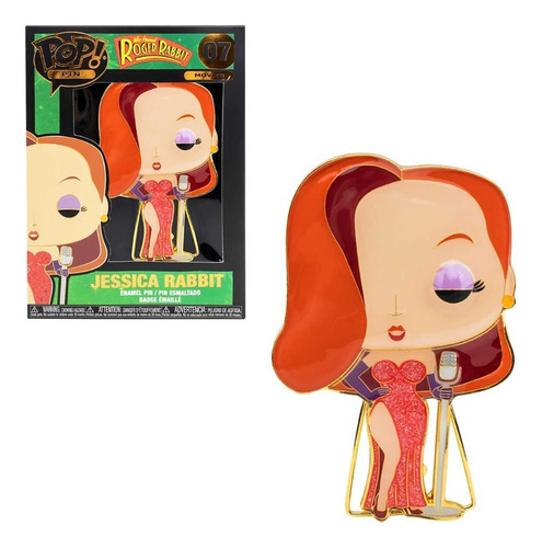 Funko Pop! Pin Rogger Rabbit - Jessica Rabbit #07