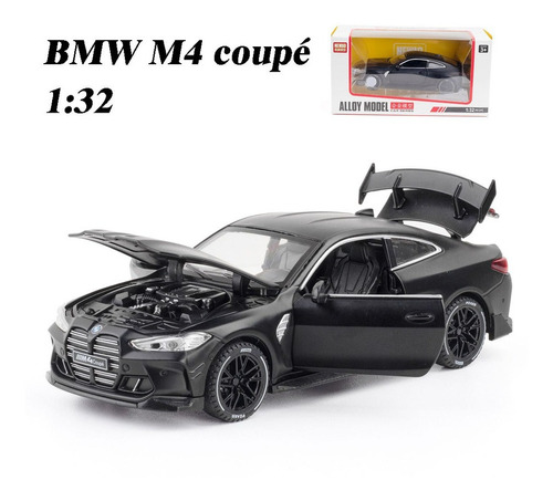 Bmw M4 Coupe Miniatura Metal Autos Adornos Colección 1/32