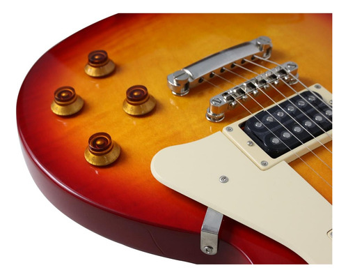Guitarra Cort Electrica Cr100 Rojo Sunburst