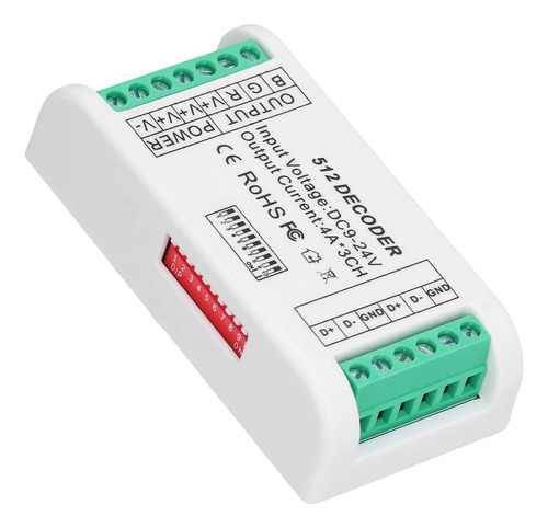 Controlador De Tira Decodificador Led De 3 Canales Controlad