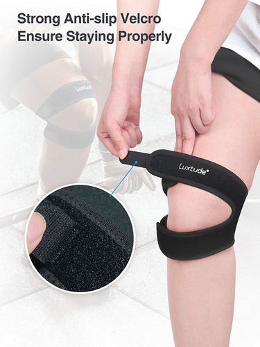 W 2pcs Correa De Rodilla Soporte Tendón Rotuliano Para