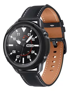 Estuche Funda | Spigen Liquid Air | Para Samsung Galaxy Watch 3 | Tamaño 45mm | Color Negro | Acabados Premium | Protección Antichoque