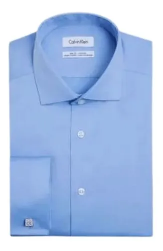 comprar Calvin Klein Men's Steel Slim-fit Non-iron, Large 16 32\u002F33