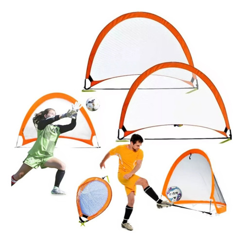 Arcos De Fútbol Plegable Mini Arco V4 De 120cm X 80cm