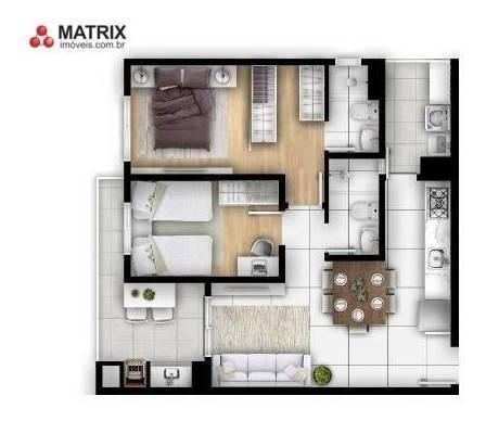 Imagem 19 de 30 de Cobertura Com 3 Dormitórios À Venda, 103 M² Por R$ 822.700,00 - Boa Vista - Curitiba/pr - Co0493
