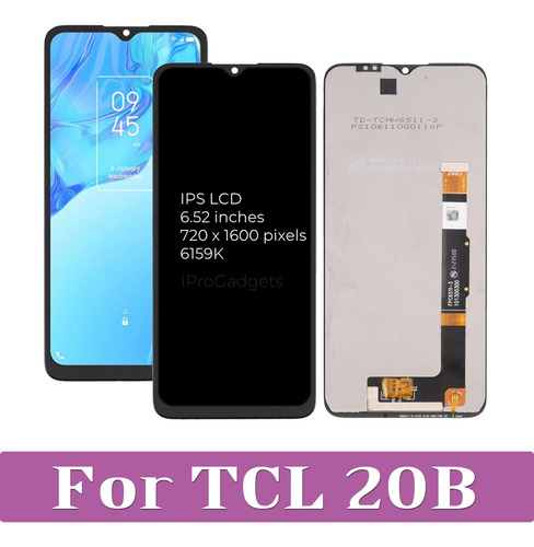 Zc Compatibility Pantalla Táctil Lcd Para Tcl 20b 6159k