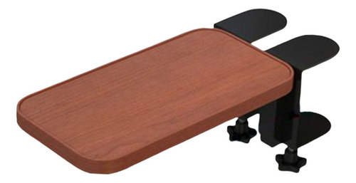 Abrazadera Para Reposabrazos De Ordenador, Soporte Marrón