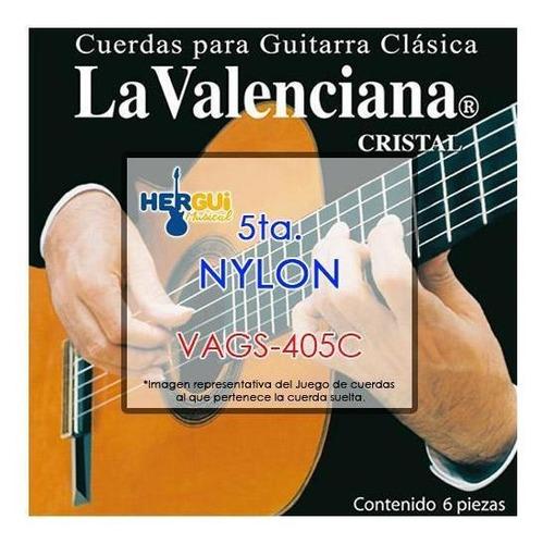 Cuerda Suelta 5ta. Nylon Clasica La Valenciana 405c(12)