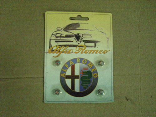 Tapita Cromada De Valvula De Rueda Alfa Romeo Original