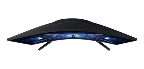 Imagen 7 de 10 de Monitor gamer curvo Samsung Odyssey G5 C27G55T led 27 " negro 100V/240V