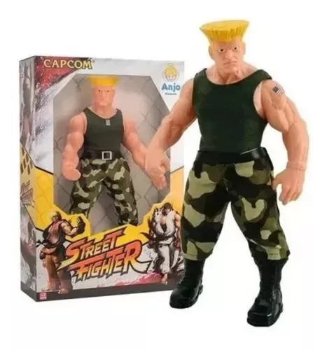 Guile Street Fighter Boneco Colecionável Resina