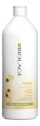 Shampoo Biolage Smoothproofe restauracion cabello crespo con frizz 1L