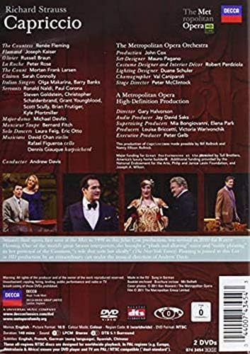 R. Strauss: Capriccio (la Metropolitan Opera Hd Live)