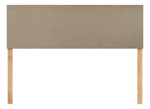 Cabecera Queen Size Dotico Lisa 3 En 1 Moderna Color Beige Beige