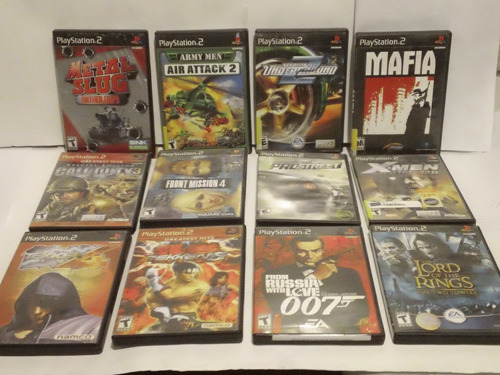 Lote Juegos Playstation 2 Originales Favor Leer Descripción