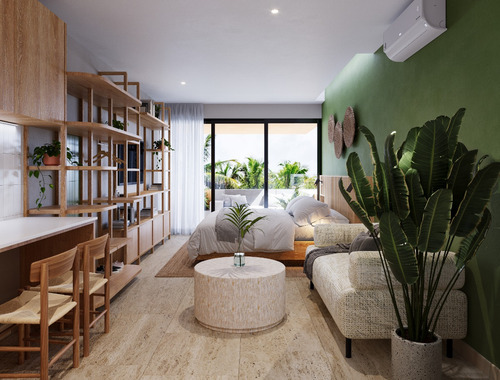Departamento En Venta En Playa Del Carmen, Solar, A Unos Pasos De La Playa