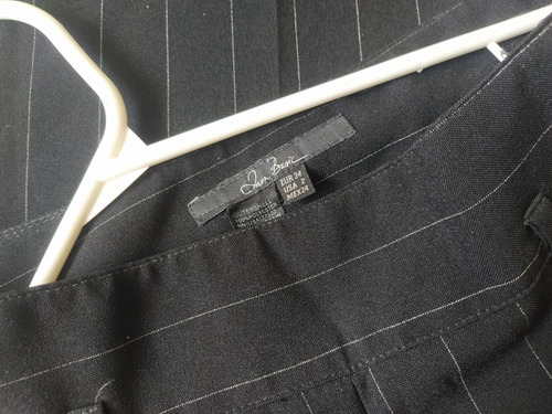 Pantalón De Vestir De Dama Gris Oscuro T34, Jan Basic, Usado (Usado)
