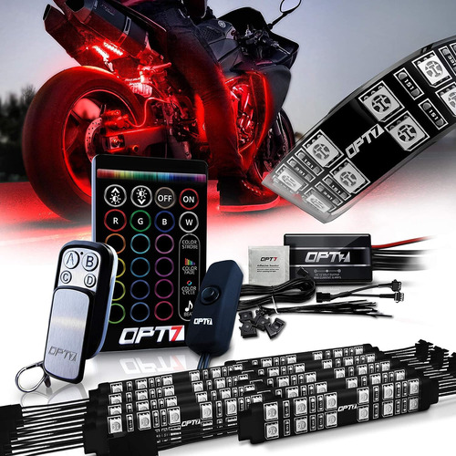 Kit De Iluminación Led Decorativa Opt7 Aura Para Motocicleta