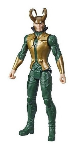Imagem 2 de 2 de Novo Boneco Super Exclusivo Marvel Titan Hero Loki 30 Cm