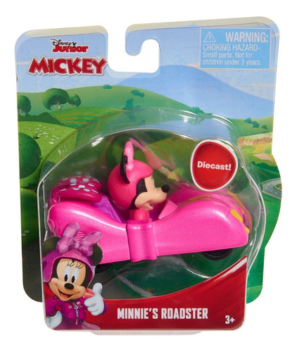 Carrito Juguete Disney Junior Minnie Deluxe 5cm Niños 3+