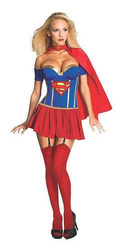 Disfraz Supergirl Con Corsé