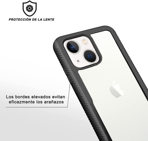 Funda Para iPhone 13 Rígida Antishock Transparente